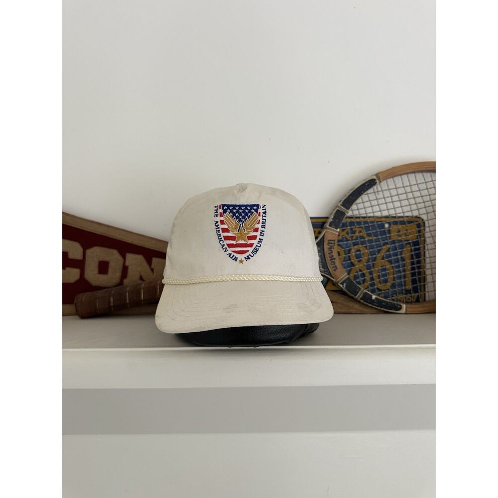Vintage The American Air Museum In Britain SnapBack Hat